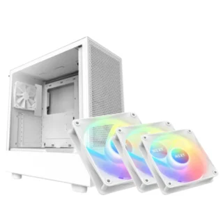 BUNDLE NZXT H5 Flow White + 3xNZXT F120...