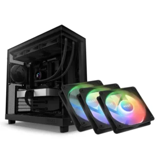 BUNDLE NZXT H6 Flow Black (2024) + 3 xNZXT...