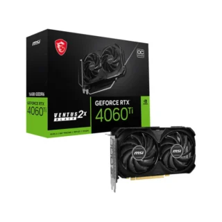 MSI GeForce RTX 4060 Ti VENTUS 2X OC BLACK...